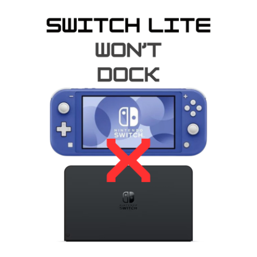 Nintendo Switch Lite Wont Dock Repair Service